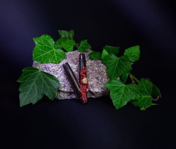 Rapeh tube. Kuripi. Ayahuasca tree. Snake