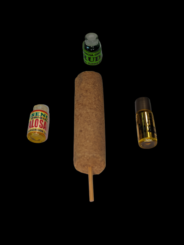 Gift set of pressed Palo Santo + aroma oil - Ruda as a gift