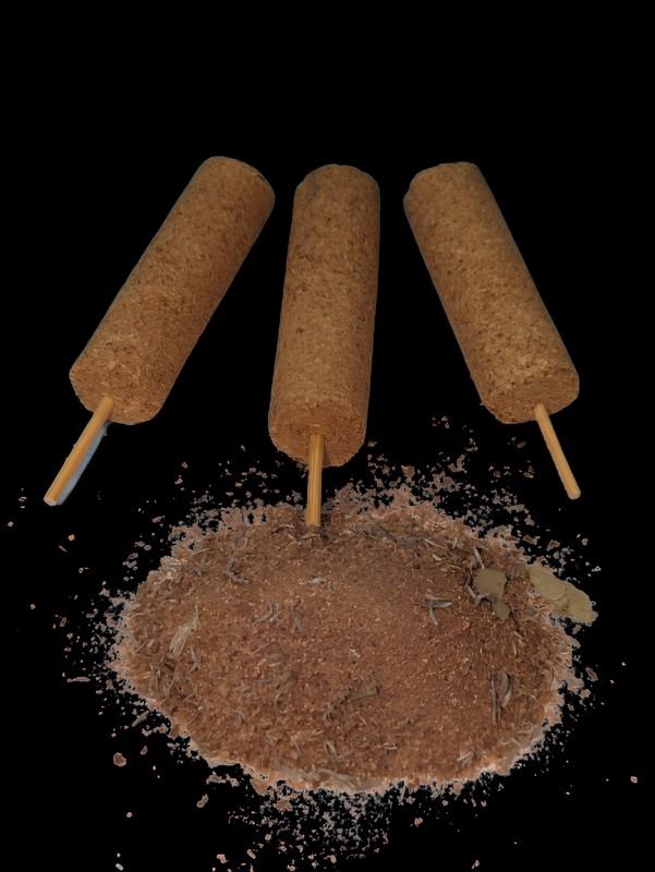 Gift set of 3 pressed Palo Santo sticks - 50 grams of crushed Eucalyptus as a gift