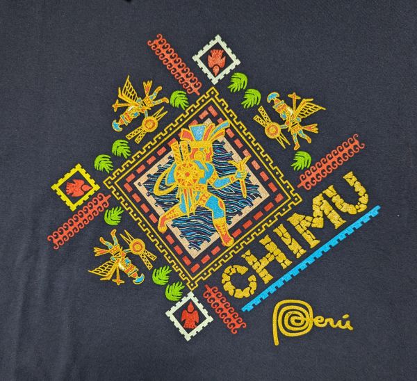 Футболка із Перу Chimu XXL Чорний