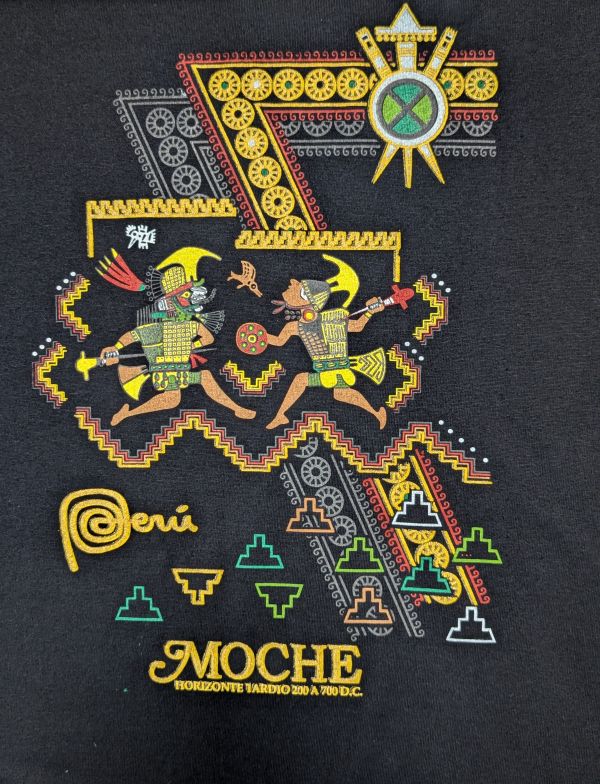 Футболка із Перу Moche XXL Чорний 7