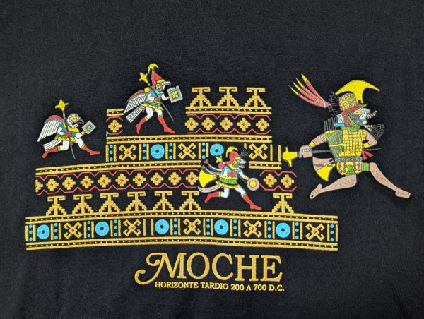 Футболка із Перу Moche XXL Чорний