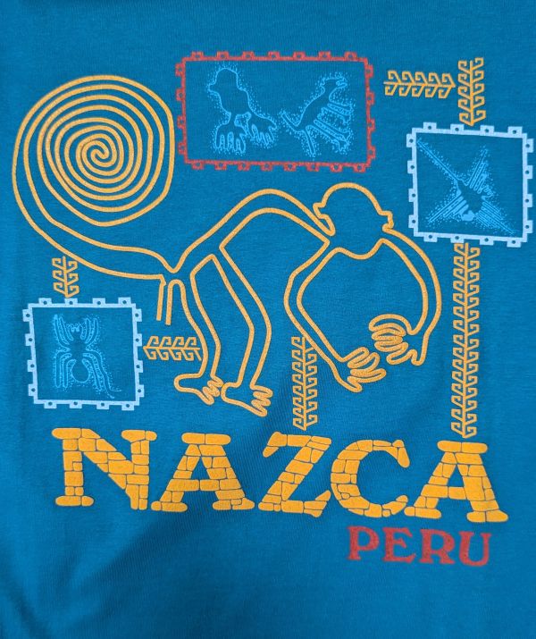 Футболка із Перу Nazca Peru S Синій