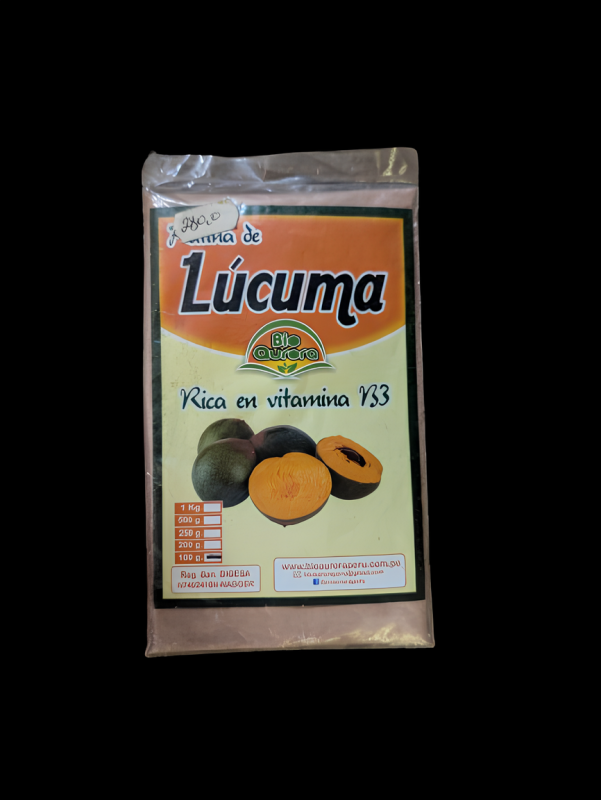 Lucuma BIO Natural Peru - Плоды лукумы из перуанского порошка, мука лукумы 100 г