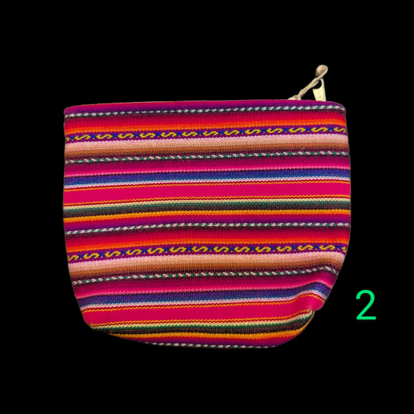 Fabric bag with one compartment Handmade from Peru